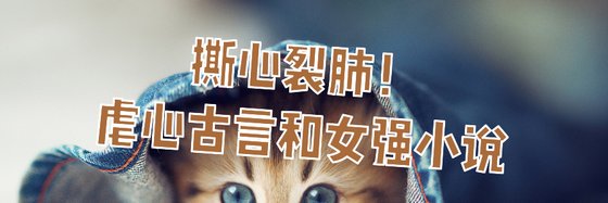 撕心裂肺！虐心古言和女強小說